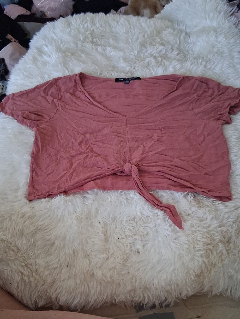 5/$13 Tie-front crop top